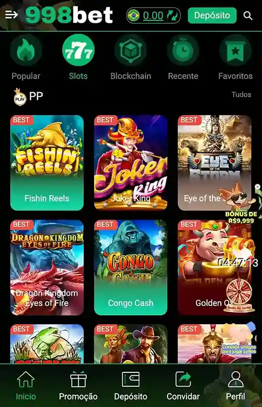 Aplicativo oficial do 998BET cassino