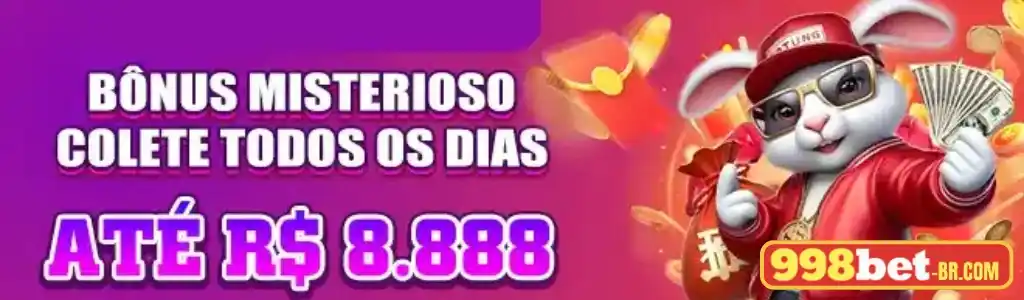 Bônus misterioso diário do 998BET